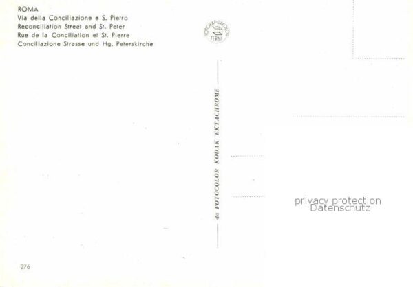 Roma Rom Via della Conciliazione e San Pietro Pe – Bild 2