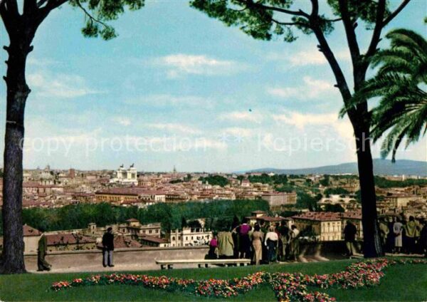 Roma Rom Veduta panoramica dal Gianicolo