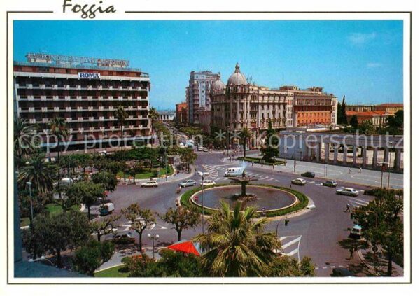 Foggia Piazza Cavour e viale della stazione