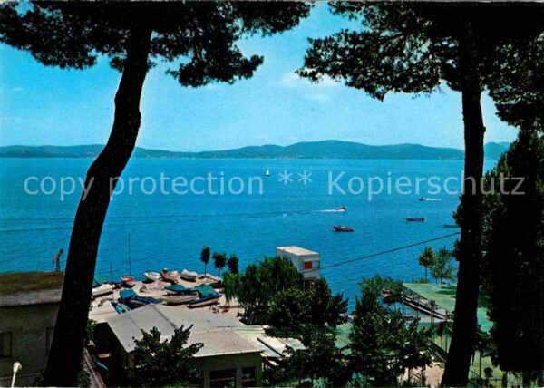 Castiglione del Lago Panorama Lago Trasimeno