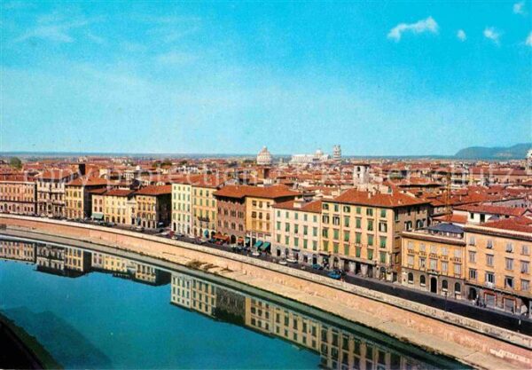 Pisa Il Lungarno Stadtbild mit Arno