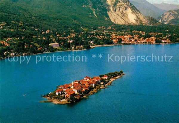 Isola Pescatori Fliegeraufnahme