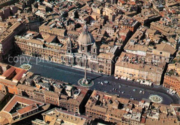 Roma Rom Piazza Navona veduta aerea