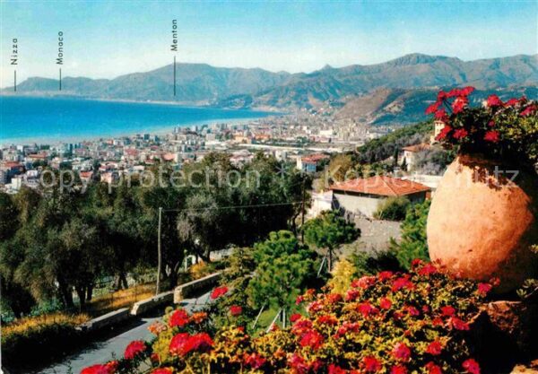 Bordighera Panorama Küste
