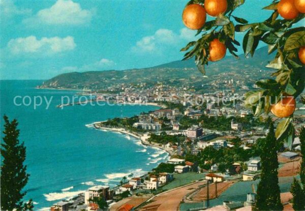 Sanremo Panorama da Levante Riviera dei Fiori K