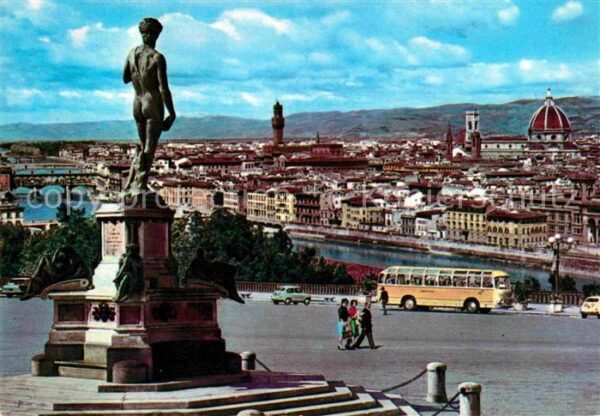 Firenze Florenz Piazzale Michelangelo Monumento Denkmal