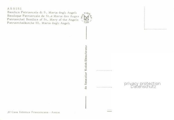 Assisi Umbria Basilica Patriarcale di Santa Maria deg – Bild 2