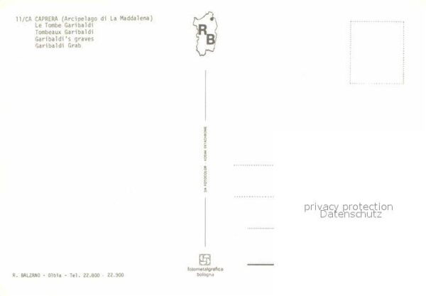 Caprera Le Tombe Garibaldi Grab – Bild 2