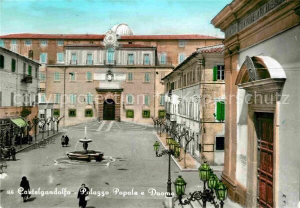 Castelgandolfo Latium Palazzo Papale e Duomo Papstpalast