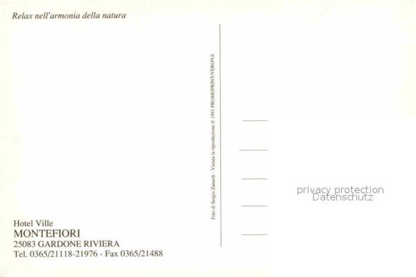 Gardone Garda Hotel Ville Montefiori Swimming Pool – Bild 2