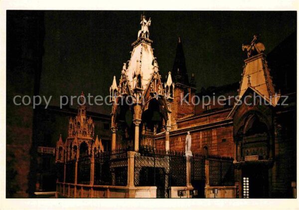 Verona Veneto Arche Scaligere notturno