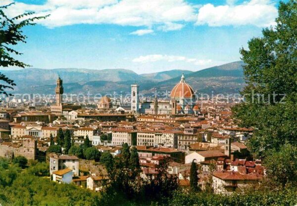 Firenze Florenz Panorama Kathedrale