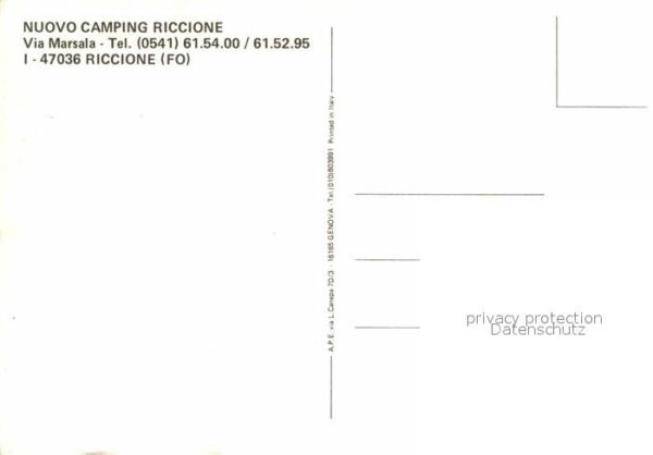 Riccione Nuovo Camping Swimming Pool Nationalfla – Bild 2