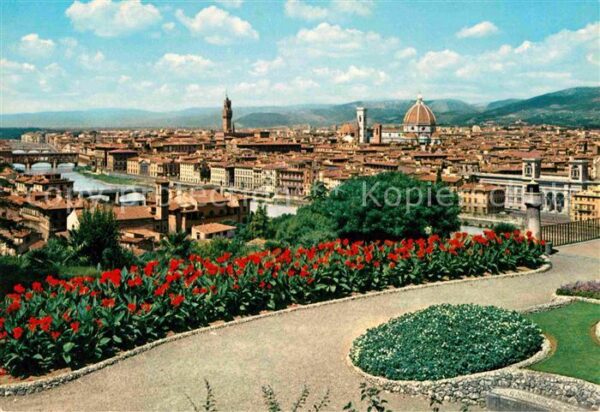 Firenze Florenz Veduta panoramica