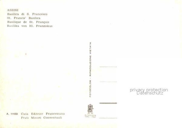 Assisi Umbria Basilica di San Francesco Basilika – Bild 2