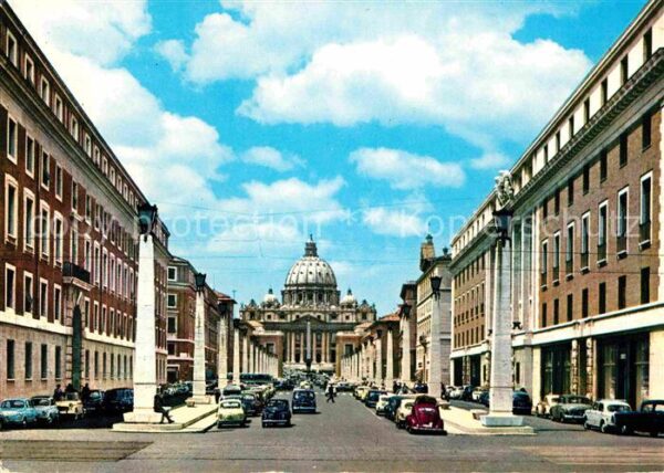 Roma Rom Via della Conciliazione e San Pietro Pe