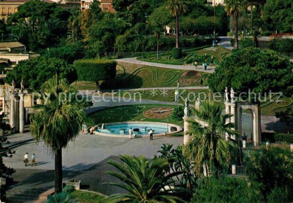 Catania Giardino Bellini vasca dei cigni Garten