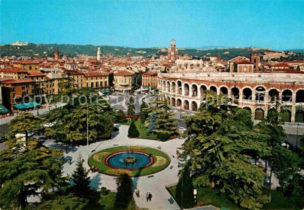 Verona Veneto Piazza Bra Platz Arena