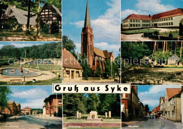 Syke Heimatmuseum Schwimmbad Kreisberufsschu