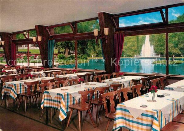 Solingen Gondelteich Fontäne Terrasse