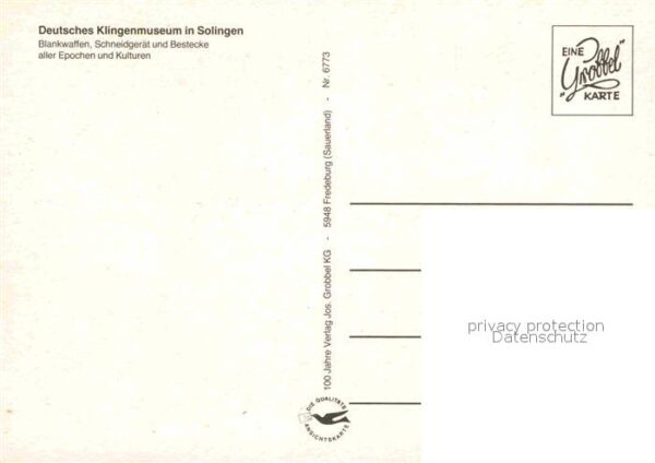 Graefrath Deutsches Klingenmuseum – Bild 2