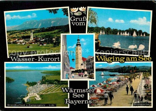 Waging See Fliegeraufnahme Strandkurhaus Campingpl