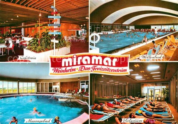 Weinheim Bergstrasse Freizeitzentrum Miramar Wellenbad Massa