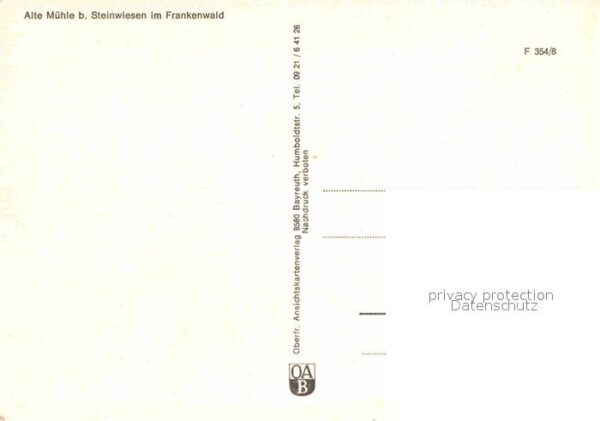 Steinwiesen Alte Mühle – Bild 2