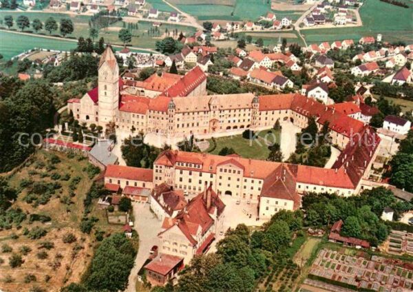 Scheyern Fliegeraufnahme Benediktinerabtei