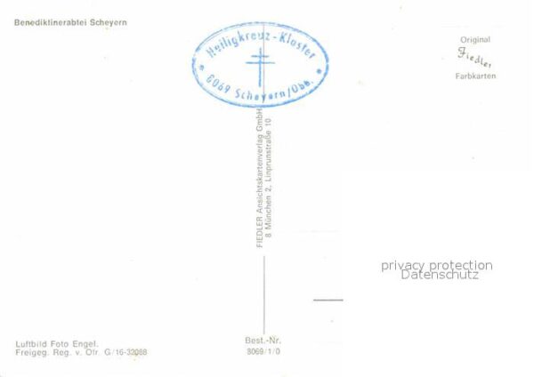 Scheyern Fliegeraufnahme Benediktinerabtei – Bild 2