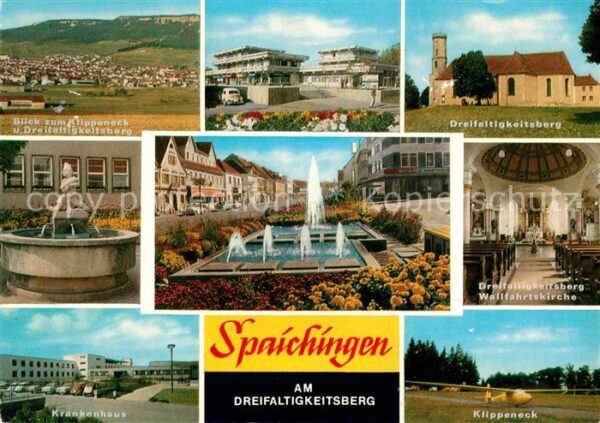 Spaichingen Dreifaltigkeitskirche Brunnen Krankenha