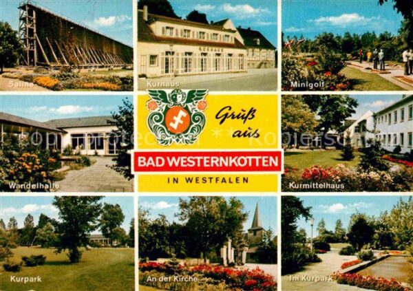 Bad Westernkotten Kurmittelhaus Minigolf Kurpark Saline W