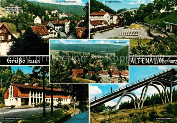 Altenau Harz Silberhütte Konzertgarten Teilansicht K