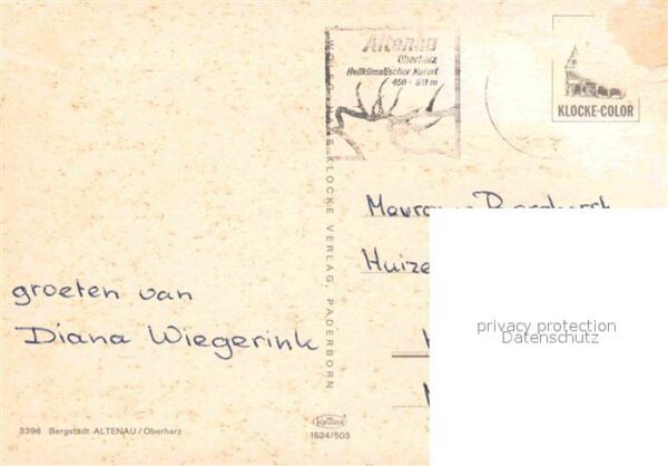 Altenau Harz Silberhütte Konzertgarten Teilansicht K – Bild 2
