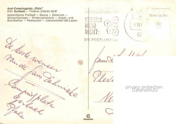 Gerbach Pfalz Fliegeraufnahme Campingplatz Kirche Fre – Bild 2