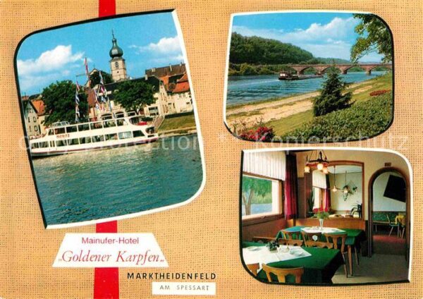 Marktheidenfeld Mainuferhotel Goldener Karpfen Anlegest
