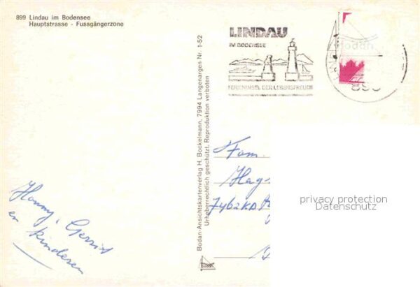 Lindau Bodensee Hauptstrasse Fussgängerzone – Bild 2