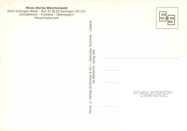 Wald Solingen Märchenwald Ittertal Fontäne Oberbayern – Bild 2