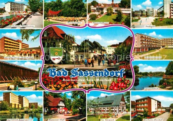 Bad Sassendorf Brunnen Cafe Kurpark Parksanatorium Kur
