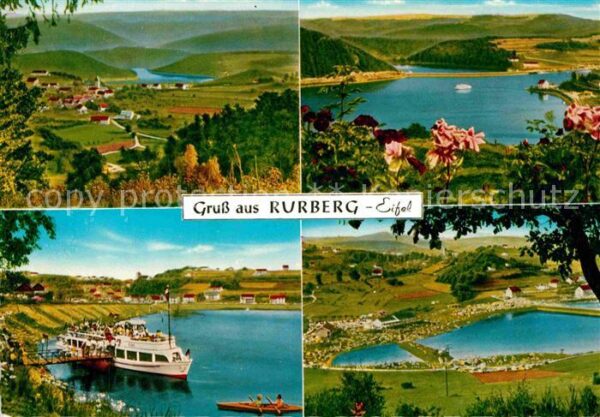Rurberg Personenschiff Talsperre Panorama