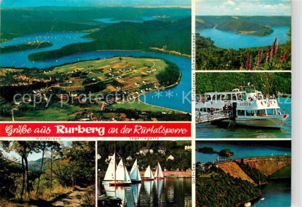 Rurberg Fliegeraufnahme Personenschiff Düren Ta