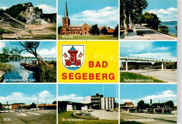 Bad Segeberg Kalkberg Stadion Kirche Seepromenade ZO