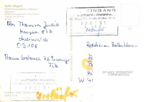 Sellin Ruegen Erholungsheime Klubhaus Haus Sellin Kle – Bild 2