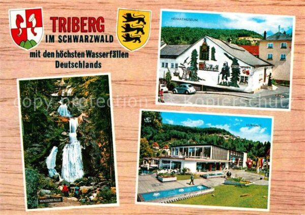 Triberg Schwarzwald Wasserfall Kurhaus Heimatzentrum