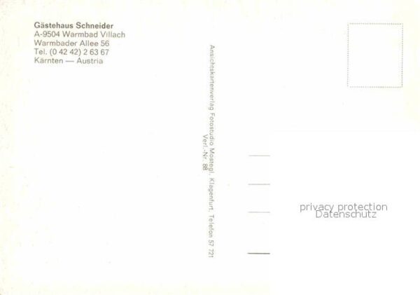 Warmbad Villach Gästehaus Schneider – Bild 2