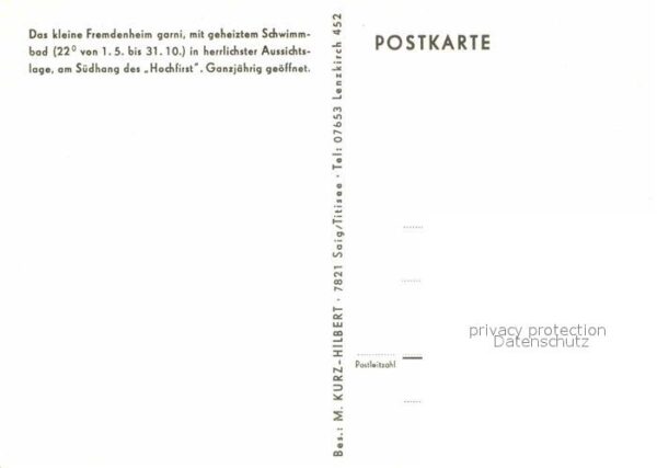 Saig Schwarzwald Haus Bergschwimmbad – Bild 2