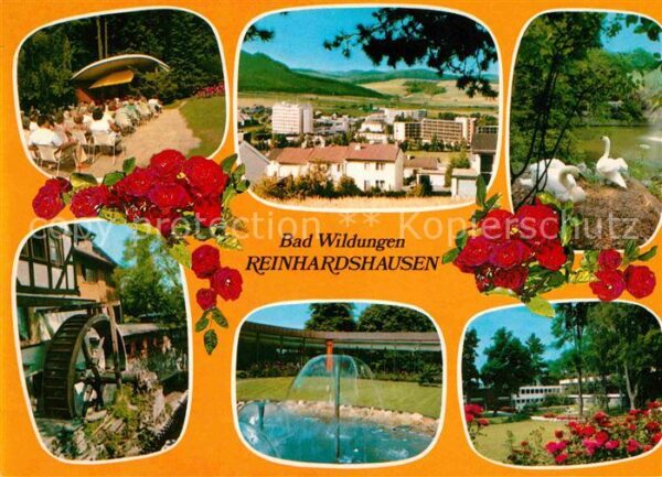 Bad Wildungen Reinhardshausen Park Kurkonzert Schwäne