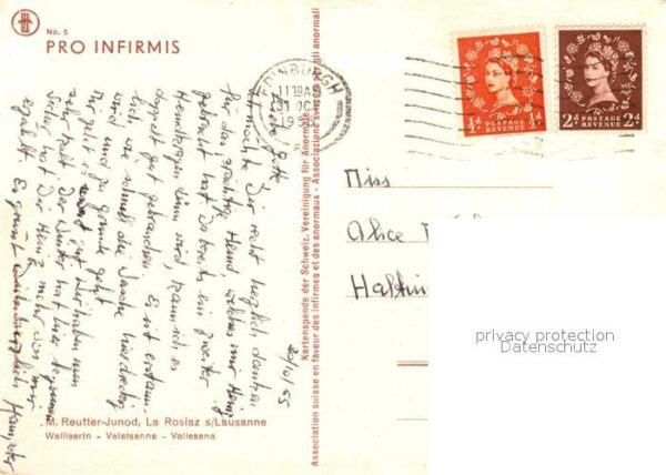 Edinburgh Scotland Gemälde Frau in Tracht – Bild 2