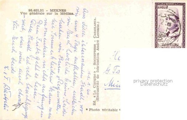 Meknes Vue generale sur la Medina – Bild 2