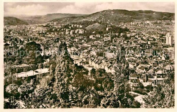 Stuttgart Panorama Blick über die Stadt